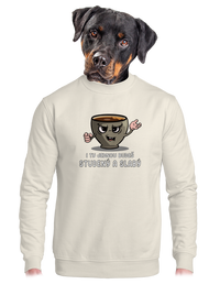 unisex mikina bez kapuce