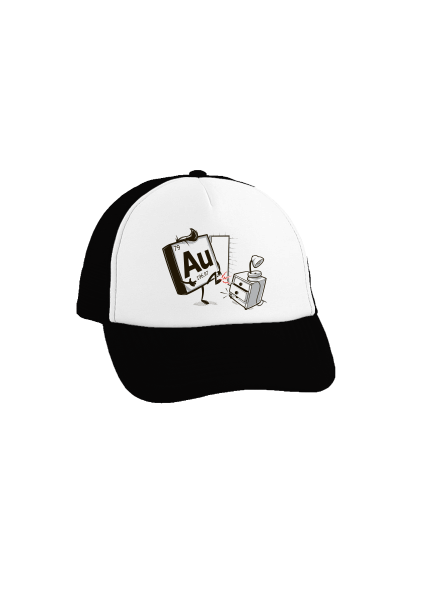 Au kšiltovka truckerka Black cap