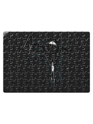 Vyrýsovanej puzzle White