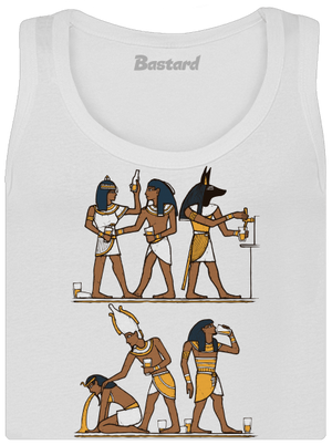 Egyptská párty dámské tílko klasické White