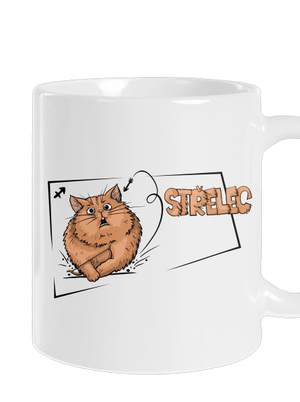 Kočičí horoskop: Střelec klasický hrnek White