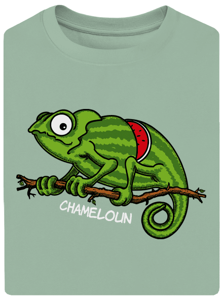 Chameloun unisex tričko oversized Sage