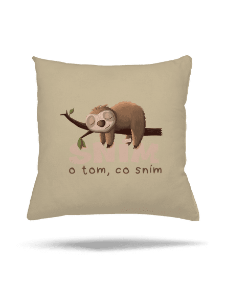 Sním o tom, co sním polštář Beige
