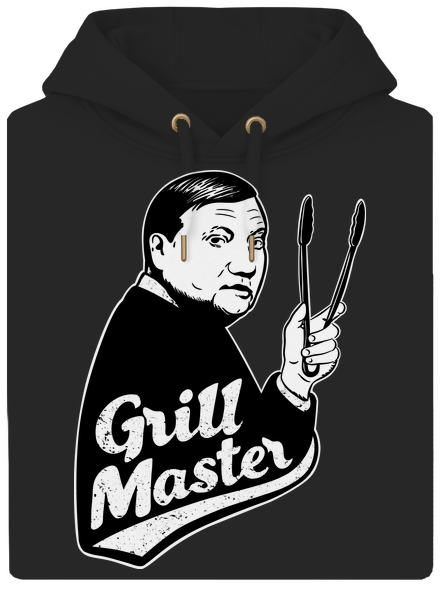 Grill master unisex mikina premium Dark Black