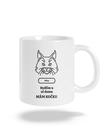 Nemůžu, mám kočku klasický hrnek White