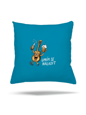 Umím se naladit polštář Blue Turquoise