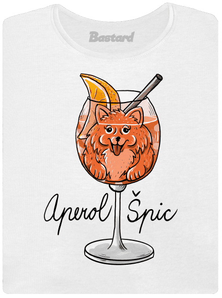 Aperol Špic dámské tričko s lemem White