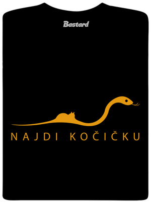 Najdi kočičku pánské dlouhý rukáv Black