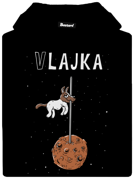 Vlajka dámská mikina klokanka Black