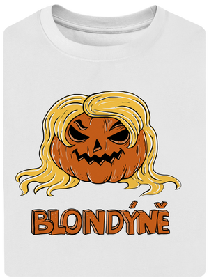 Blondýně unisex tričko oversized White