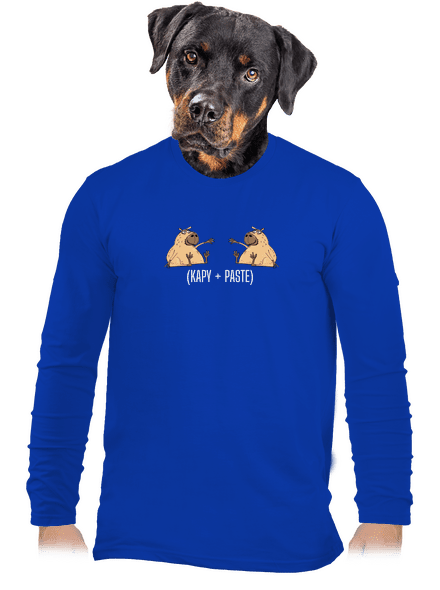 Kapy paste pánské dlouhý rukáv Royal Blue