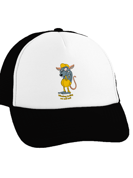 Myšák Casanova kšiltovka truckerka Black cap