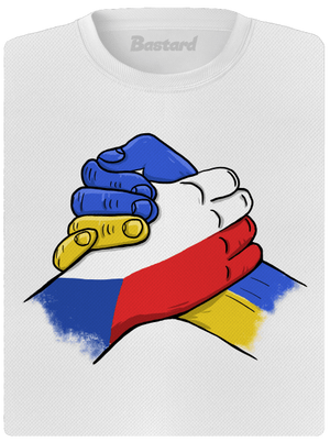 Ukrajina - Podpora dámské sportovní tričko White