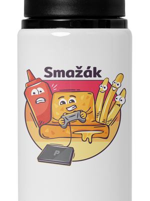 Smažák lahev na vodu White