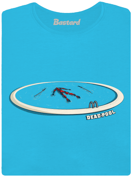 Dead in pool dámské tričko Blue Atol