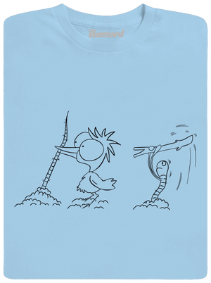Omalovánka: Nesprávný konec dětské tričko Sky Blue