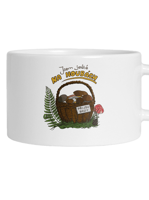 Na houbách hrnek makronka White