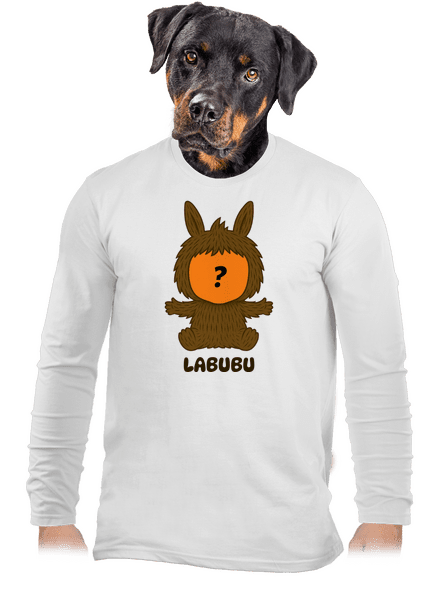 Labubu pánské dlouhý rukáv White