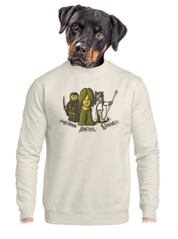 unisex mikina bez kapuce