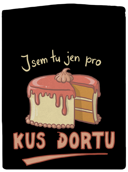 Pro kus dortu dámská mikina na zip Black