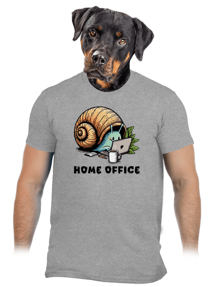 Šnekův home office pánské tričko Sport Grey