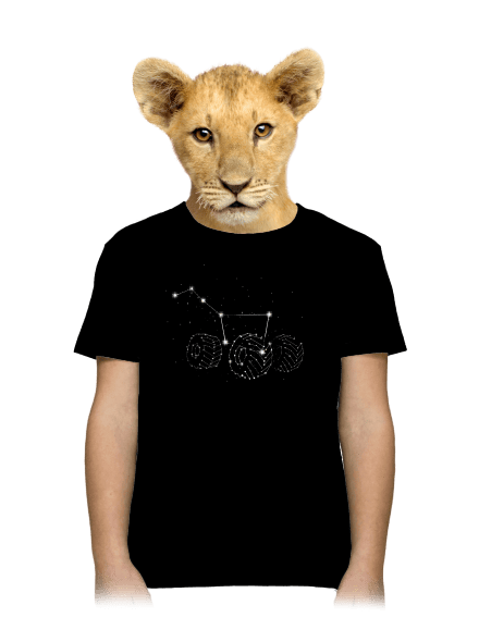 Velký vůz dětské tričko Black