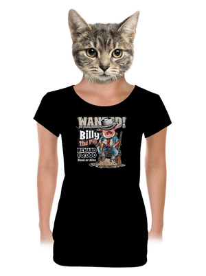 dámské tričko s lemem