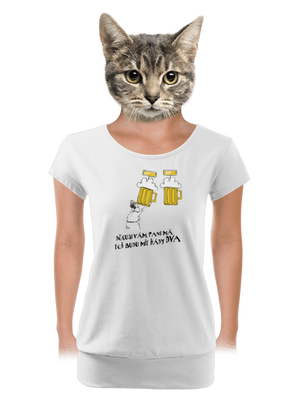 dámské tričko s lemem