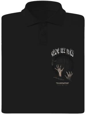 B13: Věčně bez klíčů pánská polokošile Black