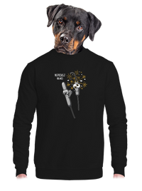 unisex mikina bez kapuce