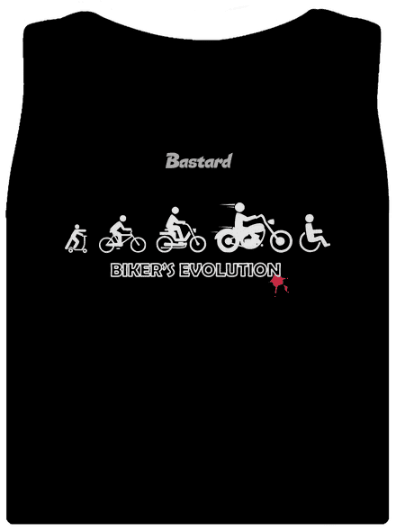 Bikers evolution dámské tílko klasické Black
