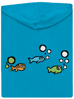 Nehoda dámská mikina na zip Blue Atol