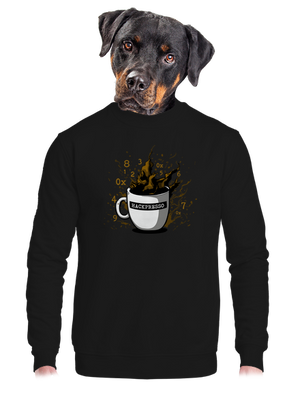 unisex mikina bez kapuce