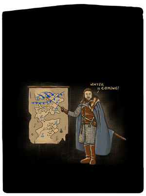 Winter pánská mikina na zip Black