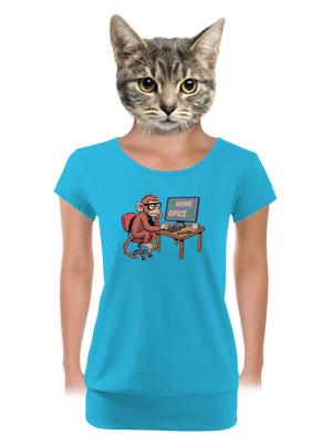 dámské tričko s lemem