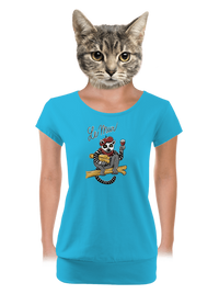 dámské tričko s lemem