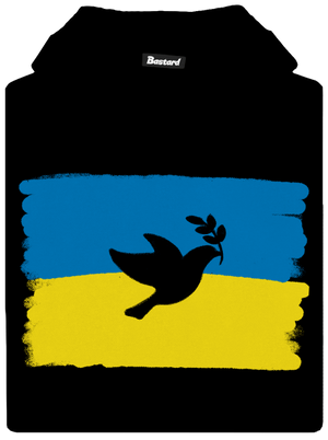 Ukrajina - Holubice dětská mikina klokanka Black