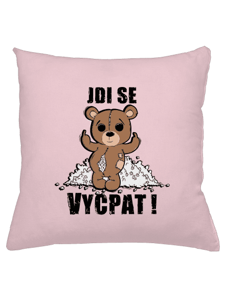 Jdi se vycpat polštář Light Pink