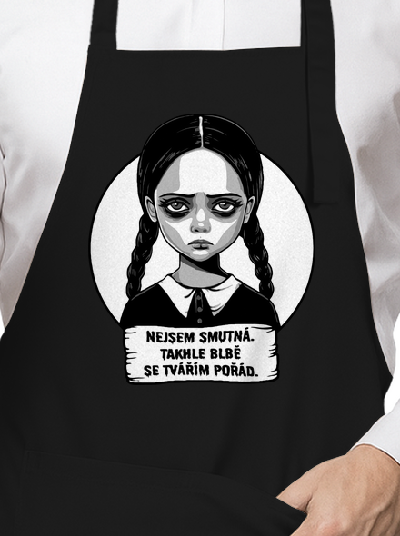Nejsem smutná zástěra Black