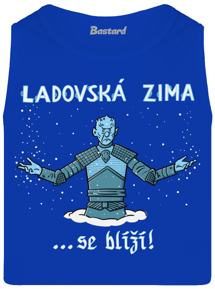 Ladovská zima se blíží pánské tílko Royal Blue