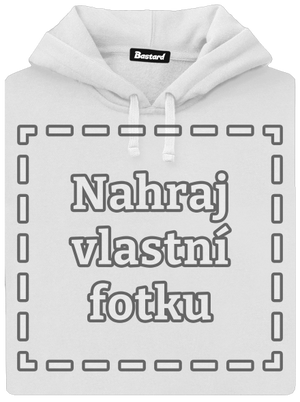 Vlastní potisk dámská mikina klokanka White