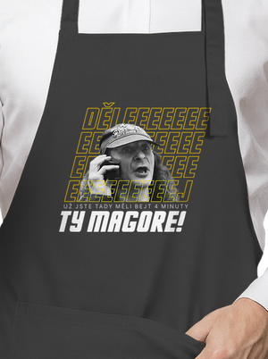 B18: Jiří Kára zástěra Dark Grey