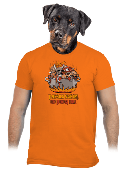 Co Doom dal pánské tričko Orange