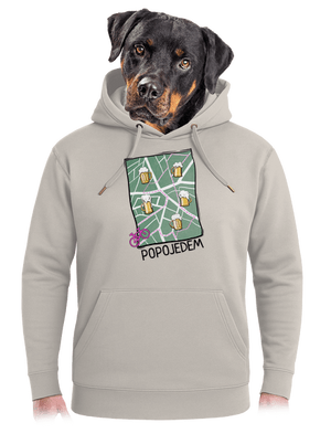 Popojedem unisex mikina premium Pastel Macchiato