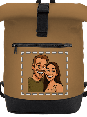 Karikatura z vlastní fotky batoh Caramel