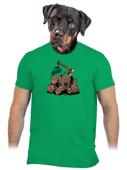 I Am Groot pánské tričko Kelly Green