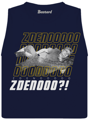 B18: Bába pod kořenem dámské tílko volné Navy