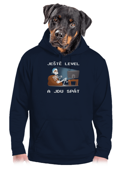 Ještě level pánská mikina klokanka Navy