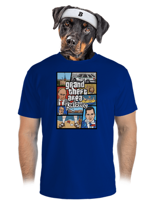 Královec pánské sportovní tričko Royal Blue Mal