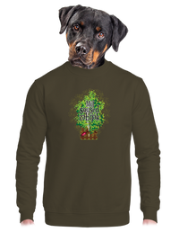 unisex mikina bez kapuce